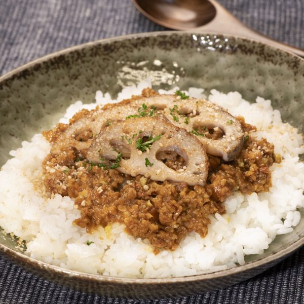 和風蓮根カレーご飯