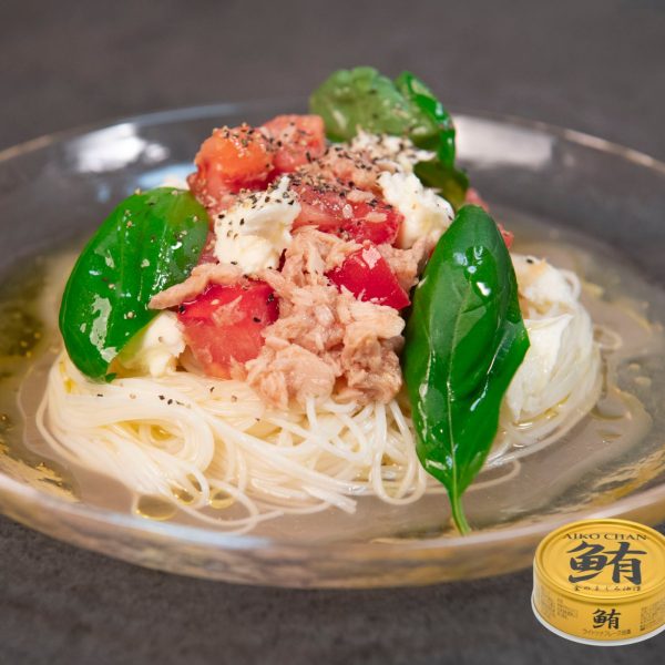 冷製パスタ風！ツナとトマトのイタリアンそうめん