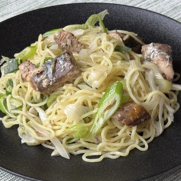 パパっと10分で簡単！さば塩焼きそば