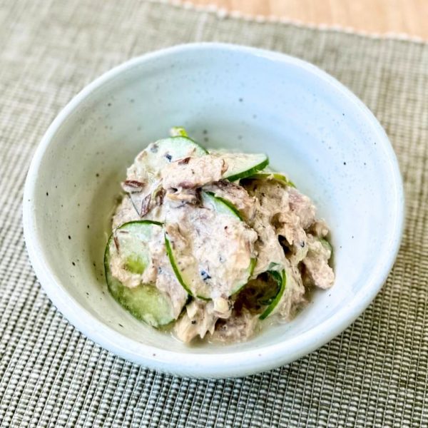 さっぱりきゅうりのサバマヨ